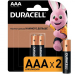 Батарейка DURACELL MN2400 AAA LR03 отрывной 2*6 BL12 12/120 BASICэл.питания мизинчиковая алкалиновая