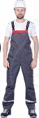 iForm™ Полукомбинезон ХАЙ-ТЕК SAFETY летний серо-красный