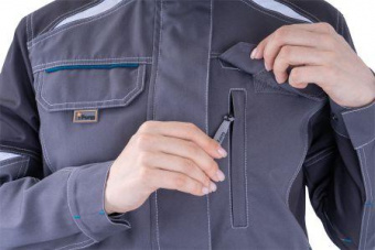 iForm™ Куртка ТУРБО SAFETY женская летняя серая
