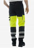 Brodeks Брюки сигнальные KS 309 желто-черные