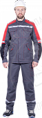 iForm™ Куртка ХАЙ-ТЕК SAFETY летняя серо-красная