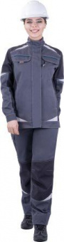 iForm™ Куртка ТУРБО SAFETY женская летняя серая