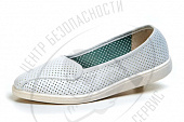 Туфли женские белые перфорация