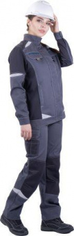 iForm™ Куртка ТУРБО SAFETY женская летняя серая