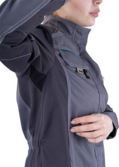 iForm™ Куртка ТУРБО SAFETY женская летняя серая