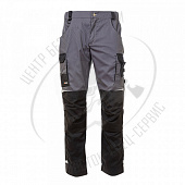 Brodeks Брюки мужские летние KS 302 серо-черные