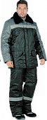 Костюм Регион утепленный черно-серый