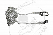 Строп В из полиамидного каната фал 10 м d 10мм 2 карабина (KI и Кбс)