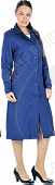 Халат Диагональ синий женский