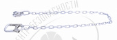 Строп Г из металлической цепи  2 карабина (КI и Кбс)